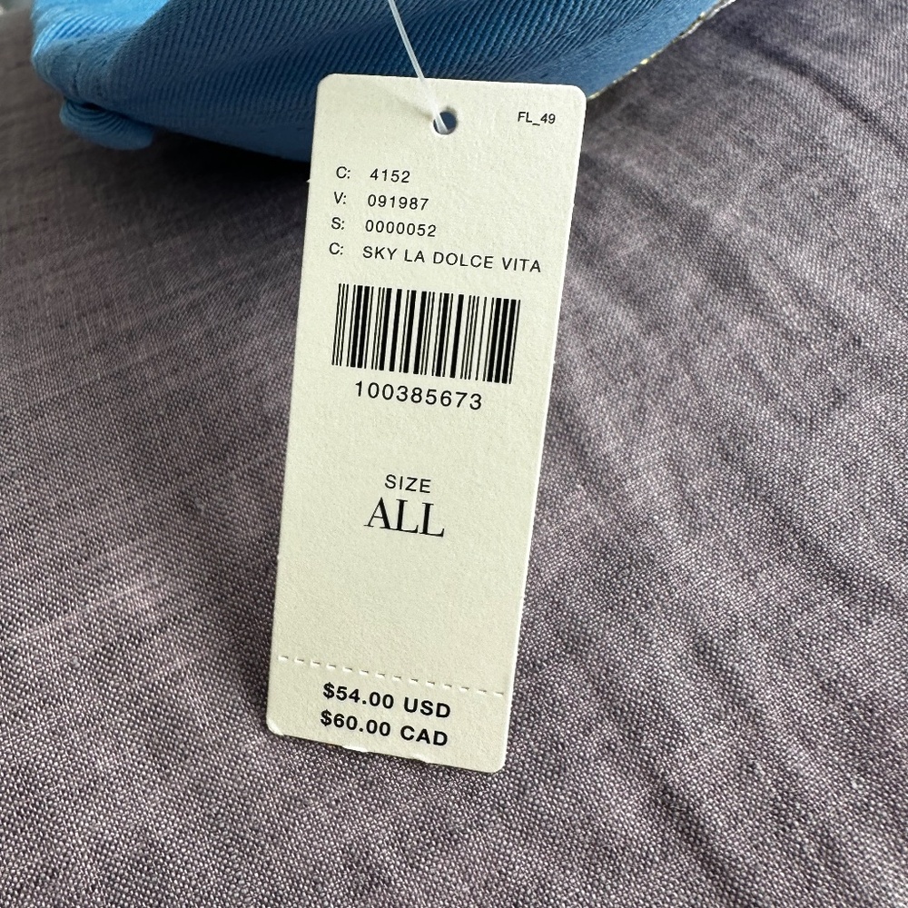 Anthropologie Coney Island Picnic Script Baseball Cap NWT - Picture 8 of 8